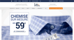 Desktop Screenshot of ls-chemise.com